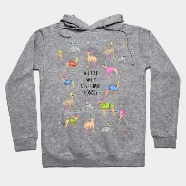 A LITTLE PAWTY NEVER HURT NOBODY Hoodie by Poppy and Mabel